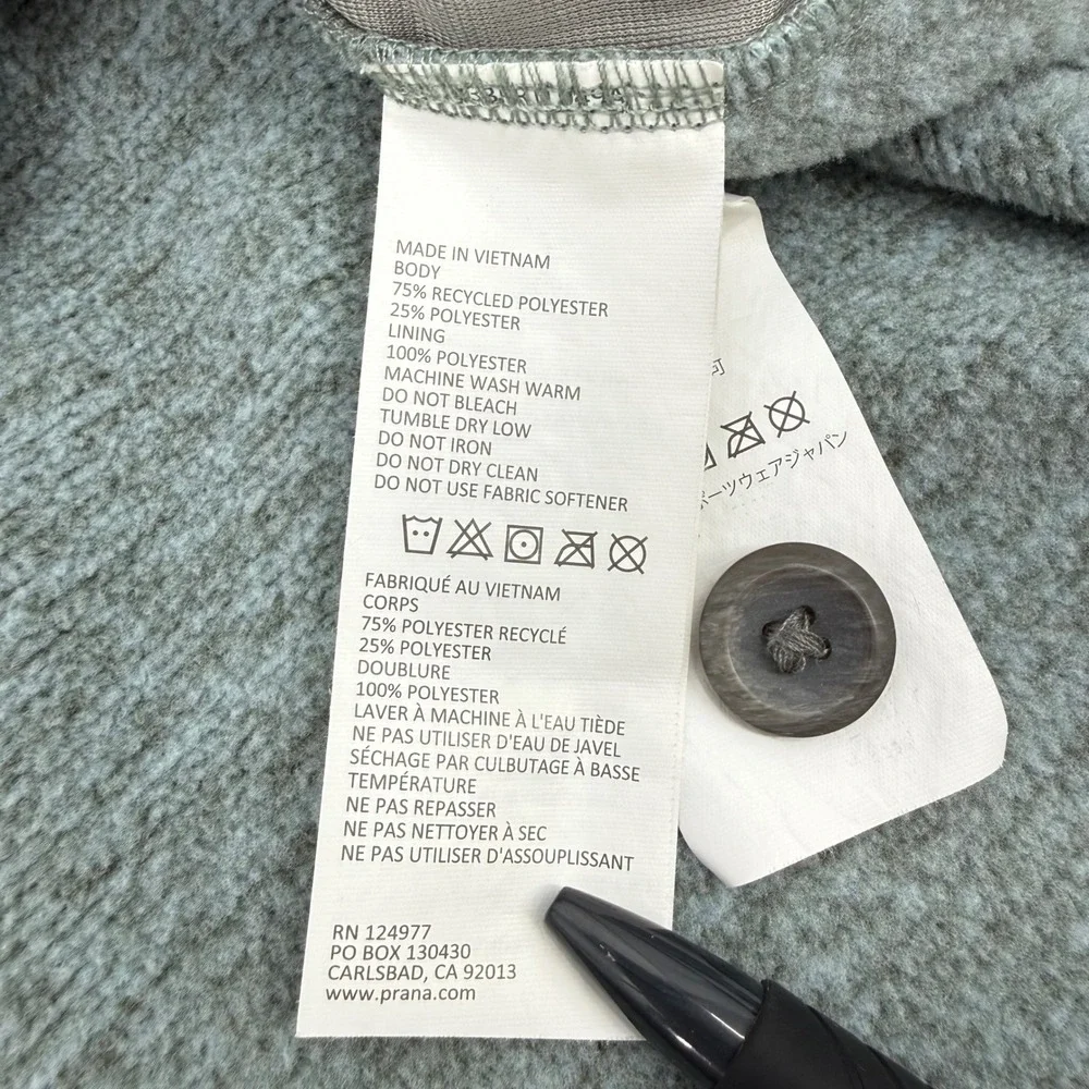PRANA Medium Thermal Fleece Shacket Shirt Jacket Gorpcore‎ Utility Granola Girl